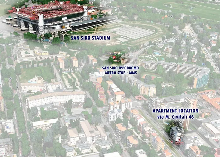 San Siro Blue Flat